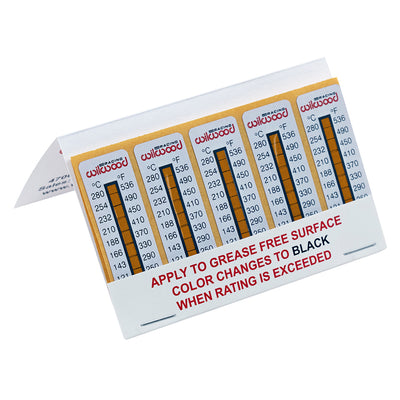 Bandes indicatrices de température (x10)