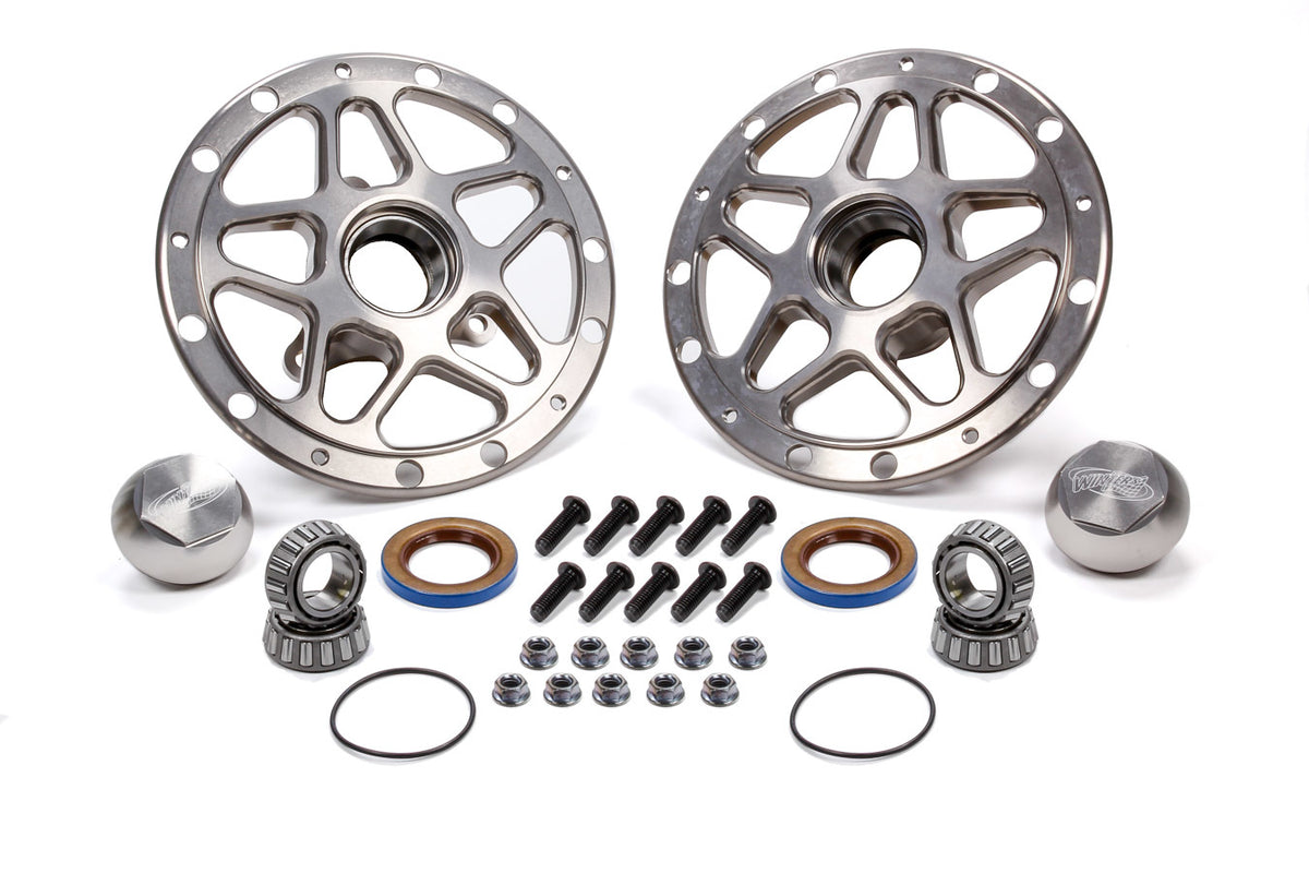 Kit moyeu avant à montage direct en aluminium forgé argenté
