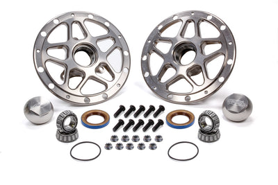 Kit moyeu avant à montage direct en aluminium forgé argenté