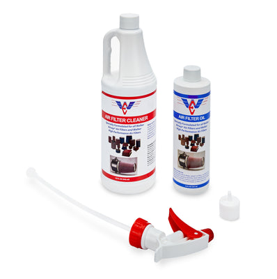 Kit de nettoyage de filtre à air (huile et nettoyant)