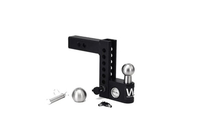 Attelage Aero Hitch, support d'attelage à boule (6 pouces de déport vers le bas, tige de 2 pouces)