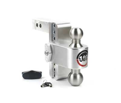 Rotule d'attelage Turnover Ball 6 po avec tige de 2 po