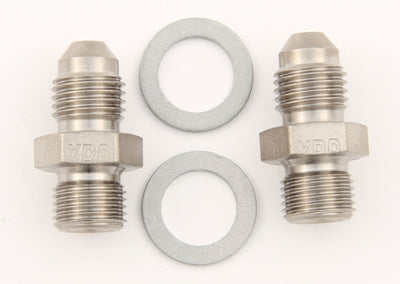 7/16-24 vers adaptateur de joint torique écrasable en acier #4 (Pr)