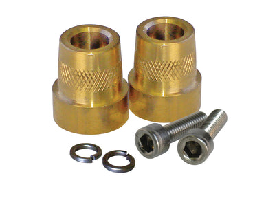 Adaptateurs hauts en laiton pour poteaux 6mm