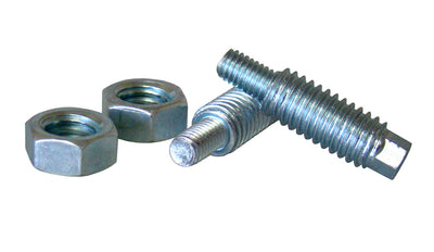Adaptateur goujon 6mm vers 3/8 Zingué (paire)