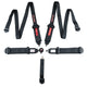 Harness 5PT Black Cam L 2 In Shoulder SFI 16.1