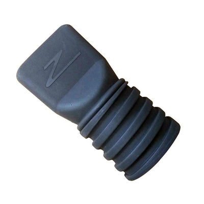 Adaptateur de tuyau à profil bas noir