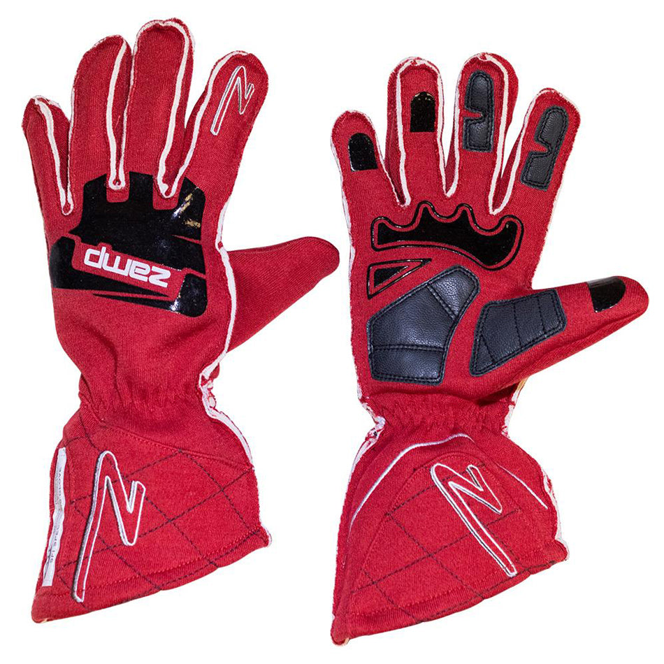 Gants ZR-50 Rouges Medium Multi-couches SFI 3.3/5